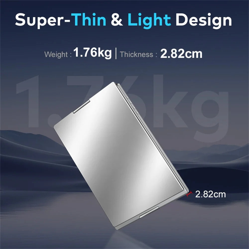 Dual Screen Display Extended Portable Monitor FHD Notebook Sub Screen Triple Screen Extender Compatible with All PC Rospider