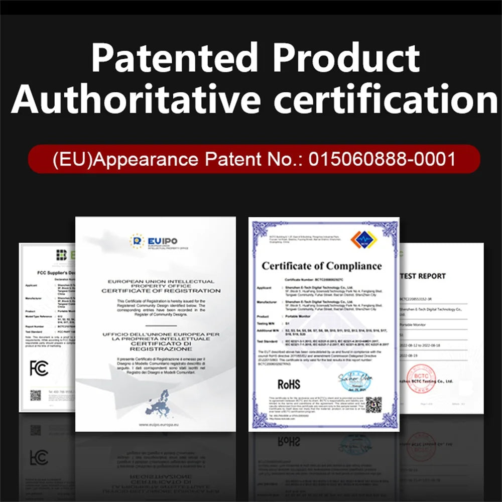 Dual Screen Display Extended Portable Monitor FHD Notebook Sub Screen Triple Screen Extender Compatible with All PC Rospider