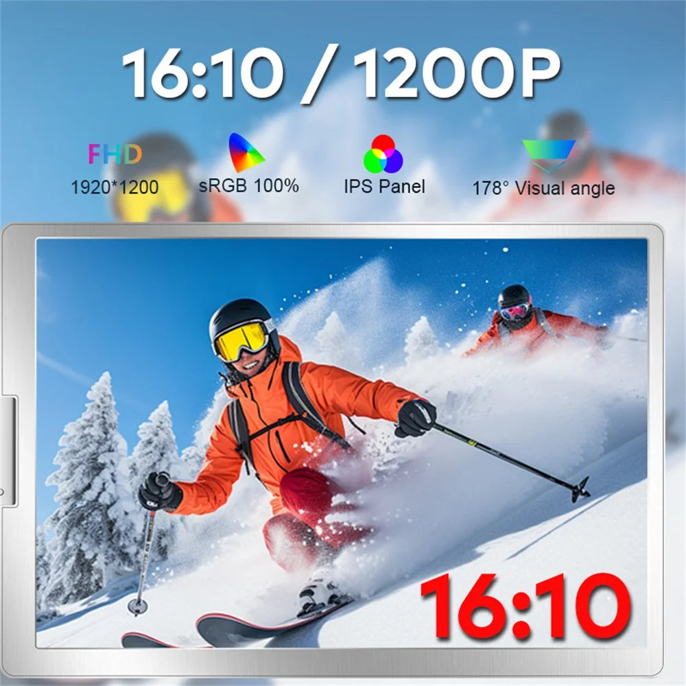 Dual Screen Display Extended Portable Monitor FHD Notebook Sub Screen Triple Screen Extender Compatible with All PC Rospider