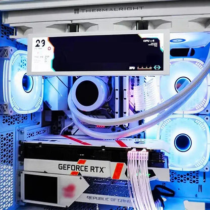 8.8 Inch Secondary Screen IPS 1920X480 Pixel USB Type-C LCD Monitor PC Case CPU GPU RAM Dislpay Computer Monitoring Free AIDA64