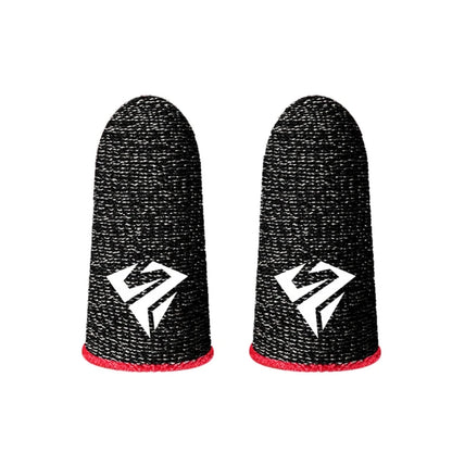 2Pcs Breathable Gaming Finger Sleeves Game Gloves Anti-Sweat Thumb Finger Cots Fingertip Cover for Mobile Games