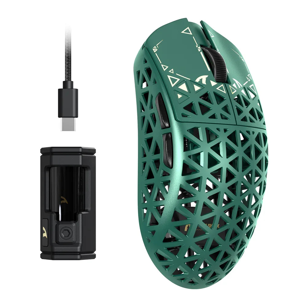 ATTACK SHARK R5 Ultra Carbon Fiber Wireless 8K Gaming Mouse 39g SUPERLIGHT, PixArt PAW3950MAX Gaming Sensor, 8000Hz Wireless Pol