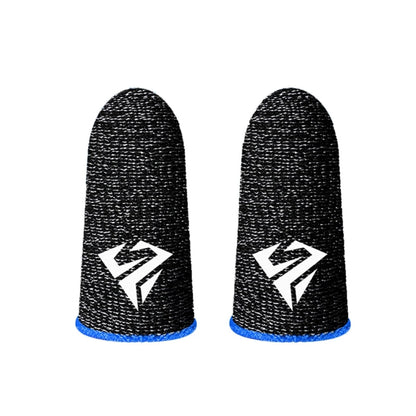 2Pcs Breathable Gaming Finger Sleeves Game Gloves Anti-Sweat Thumb Finger Cots Fingertip Cover for Mobile Games