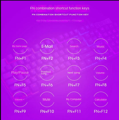 Spanish keyboard  illuminated Gaming  pc keyboards computer Gamer usb with ñ led clavier wired luminous by cable teclado español