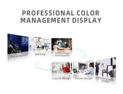 Monitor PC 4k 27 "60Hz  HD IPS Bezel-less Vertical Screen Design Desktop PC LCD Monitor Type-c External Screen