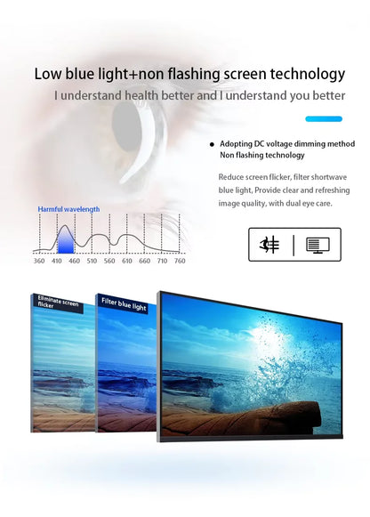 Monitor PC 4k 27 "60Hz  HD IPS Bezel-less Vertical Screen Design Desktop PC LCD Monitor Type-c External Screen