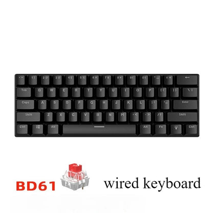 Teclado mecanico 60% gaming keyboard gamer mechanical keyboards pc teclados laptop oficina mini key board klavye teclas white