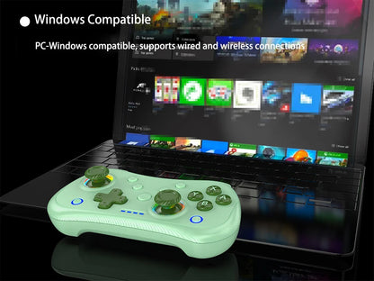 Multi-Functional Wireless Game MINI Gamepad for Switch with RGB Lights and Hall Rocker, Support Burst Function