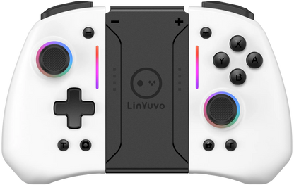 LinYuvo KS42 Meteor Light Wireless Joy-pad with 8 Color RGB Lights for Switch/Lite/OLED, with Programmable,,Turbo & Vibration