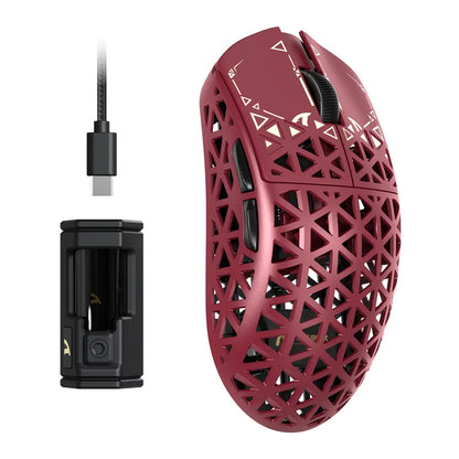 ATTACK SHARK R5 Ultra Carbon Fiber Wireless 8K Gaming Mouse 39g SUPERLIGHT, PixArt PAW3950MAX Gaming Sensor, 8000Hz Wireless Pol