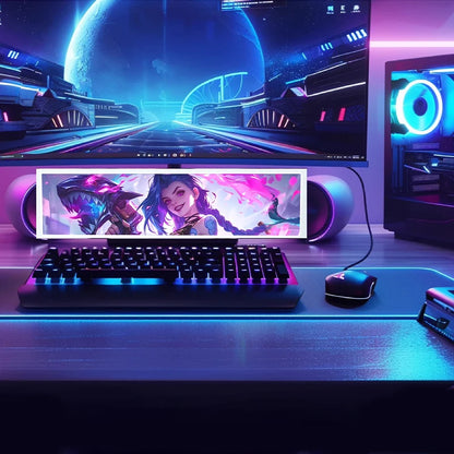 9.2 inch LCD 1920*462 Computer Monitor Display Screen USB Type C MX1.25 Port Secondary Screen PC