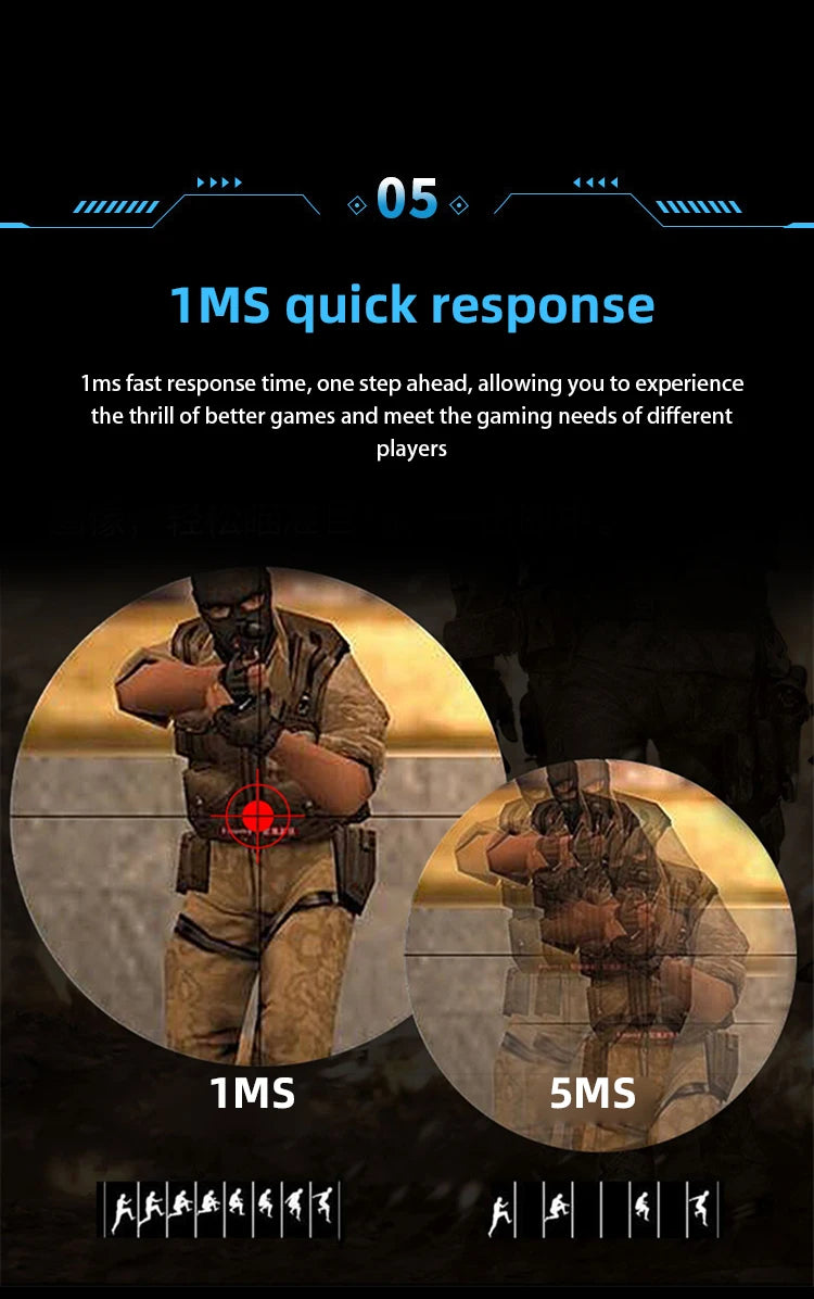 Pc 24 27 32 Inch Lcd Monitor 144hz 165 HZ 2K 4K Computer Display Gaming Led Curved Screen Monitor