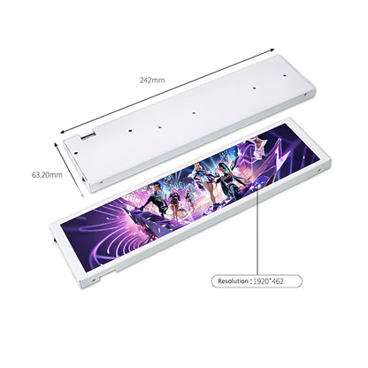 9.2 inch LCD 1920*462 Computer Monitor Display Screen USB Type C MX1.25 Port Secondary Screen PC