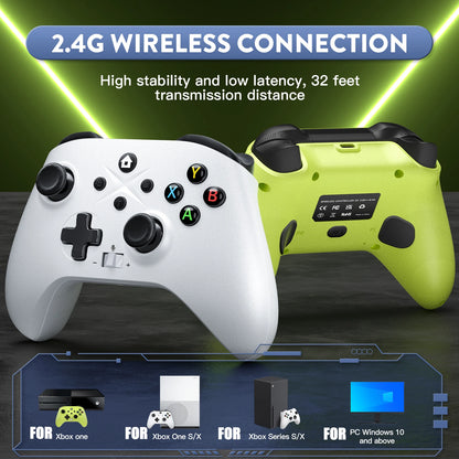 2.4g Wireless Controller For Xbox One/S/X/Series X/S Pc Gamepad Ios/Android Console Controller Acessories With 650mah Battery