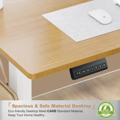 JHK Electric Standing Desk Height Adjustable 40x24 Inch Stand Up Sit Stand Computer Desk Workstation Ergonomic Work Table