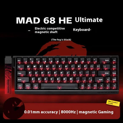 MADLIONS MAD 60/68HE Magnetic Switch Keyboard Wired Gaming Keyboard Hot Swap Rapid Trigger Custom Keyboard PC Gamer Accessories