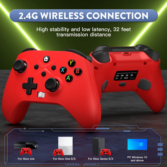 2.4g Wireless Controller For Xbox One/S/X/Series X/S Pc Gamepad Ios/Android Console Controller Acessories With 650mah Battery