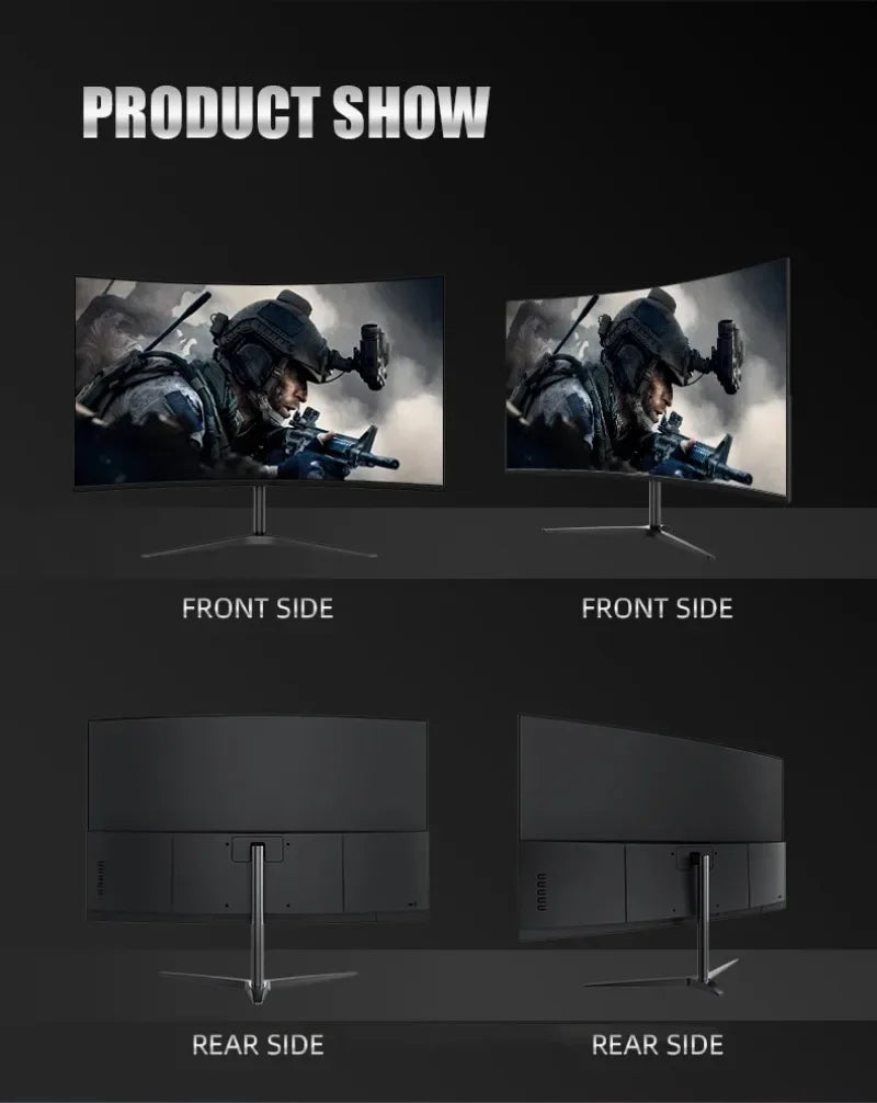 DisplayPC Monitor,Curved,1920*1080,23.6 / 24 Inch,LCD Screen,Ips,LED,Desktop