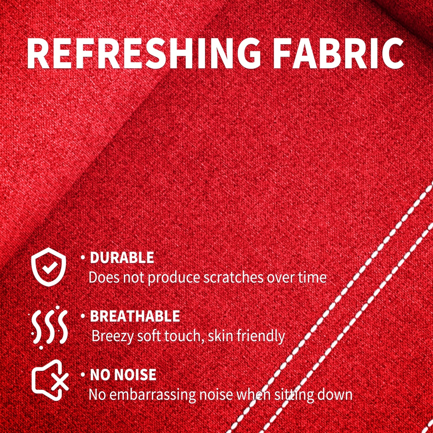 Gaming Chair With Breathable Fabric, Comfortable Office Chair Game Chair With Headrest And Lumbar Support, Ergonomic Video Game Chairs For Adults, 360°-Swivel Seat