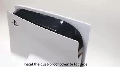 RGB PS5 Cooling Stand & Rapid Charger - High-Performance Fan, Dual Dock, Compatible with Disc & Digital Edition, Complete Set including Headset Stand, 6 Game Slots, Screws & Dust Cover